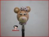 Ponteira Marrom comRosa